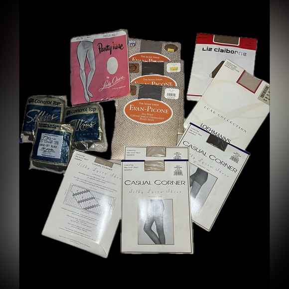 🆕NWT Lot of 13 Hose Nylons Tights Pantyhose | Multiple Colors & Manufacturers - Picture 2 of 12